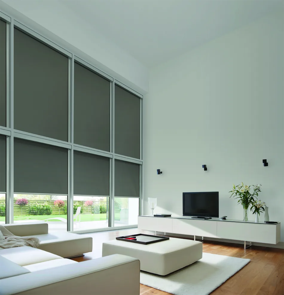 Roller Shade Motorized Blinds By Design Los Angeles