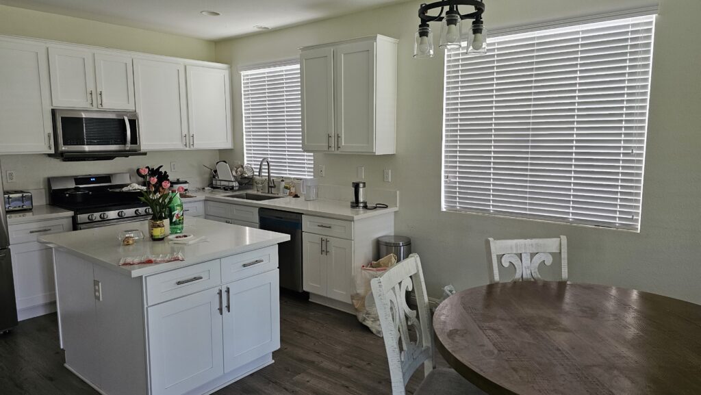 Professional shades installation service in Downey, CA living room