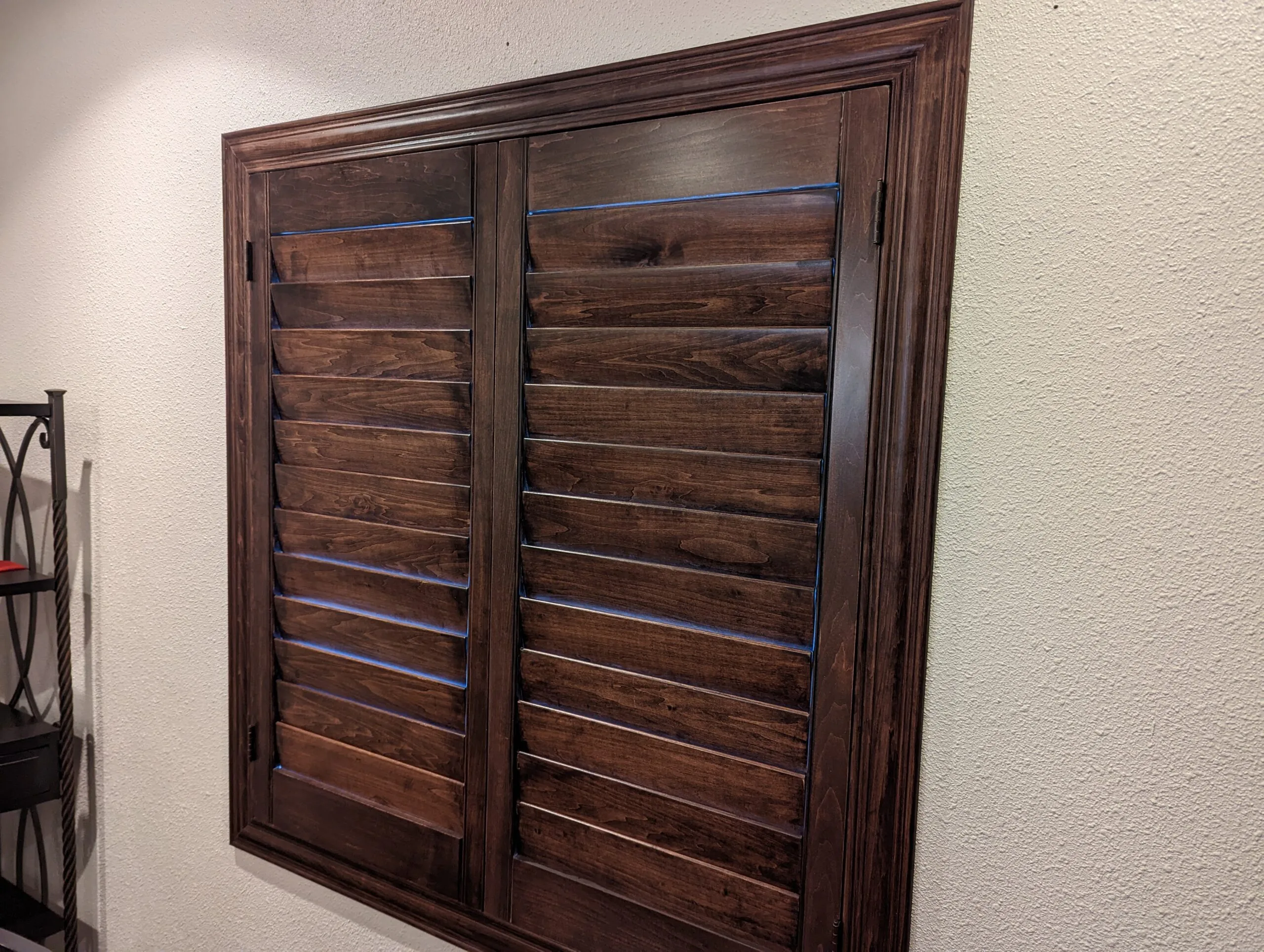 Elegant white shutters installation Fountain Valley CA