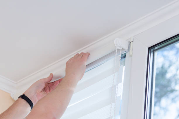 Skilled technicians handling precise blinds replacement projects