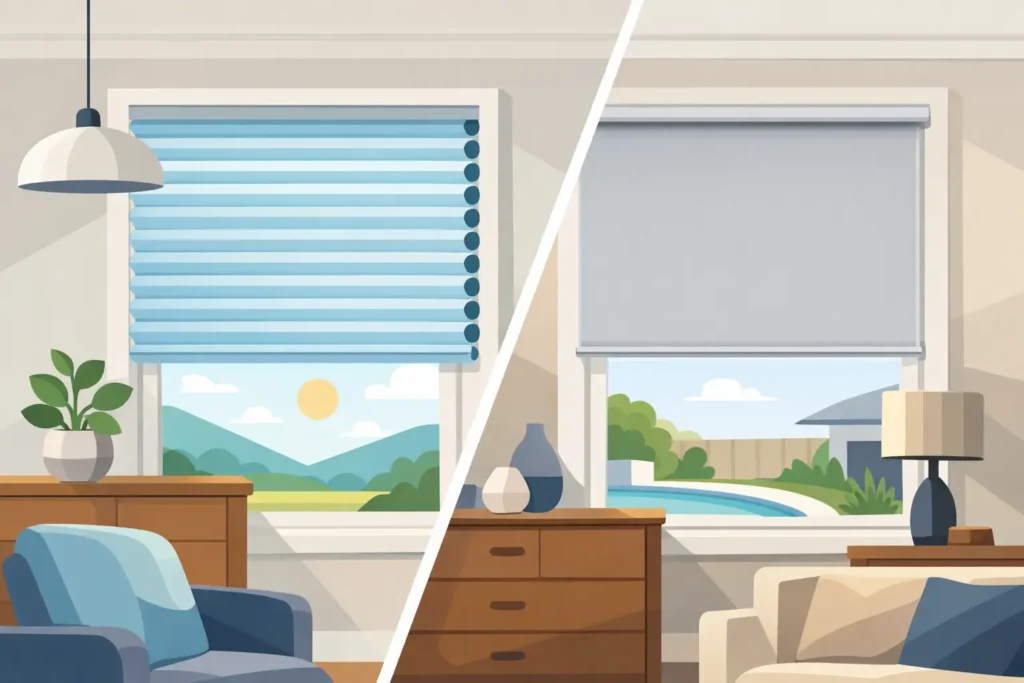 Cellular Shades Versus Roller Shades for Your Home