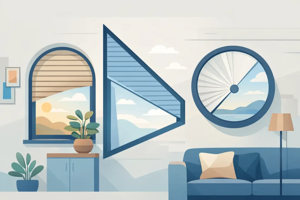 Custom Blinds for Odd Windows That Fit Right