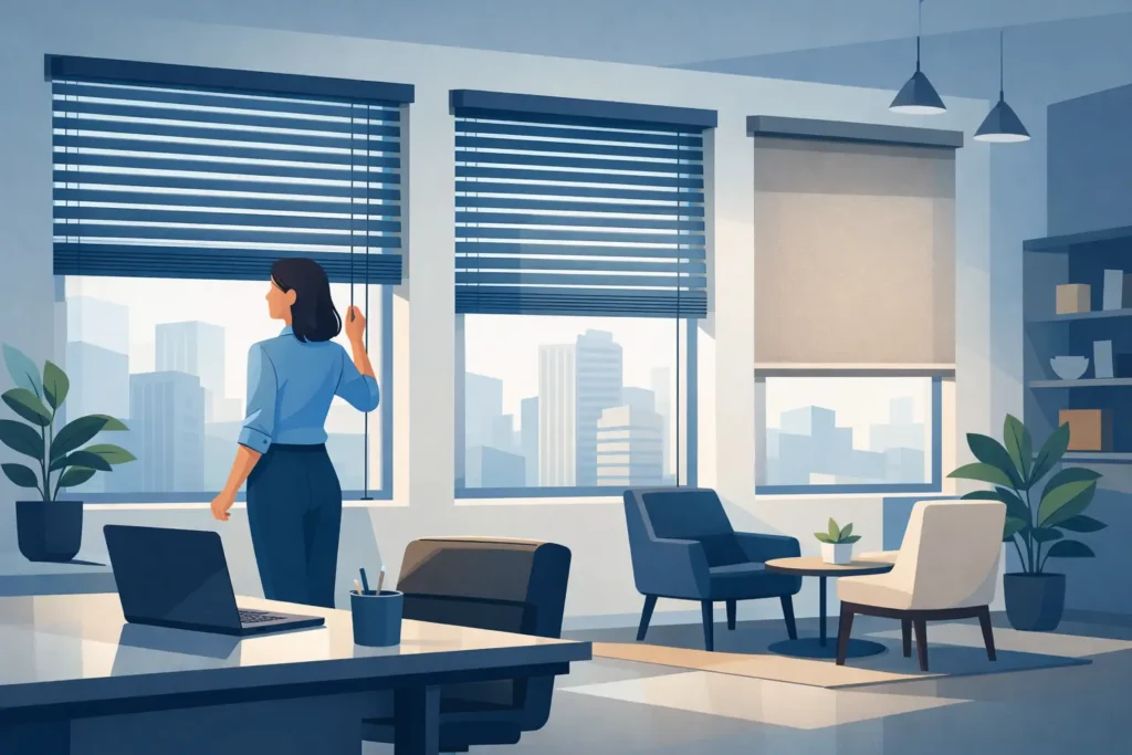 Custom Office Window Blinds That Work