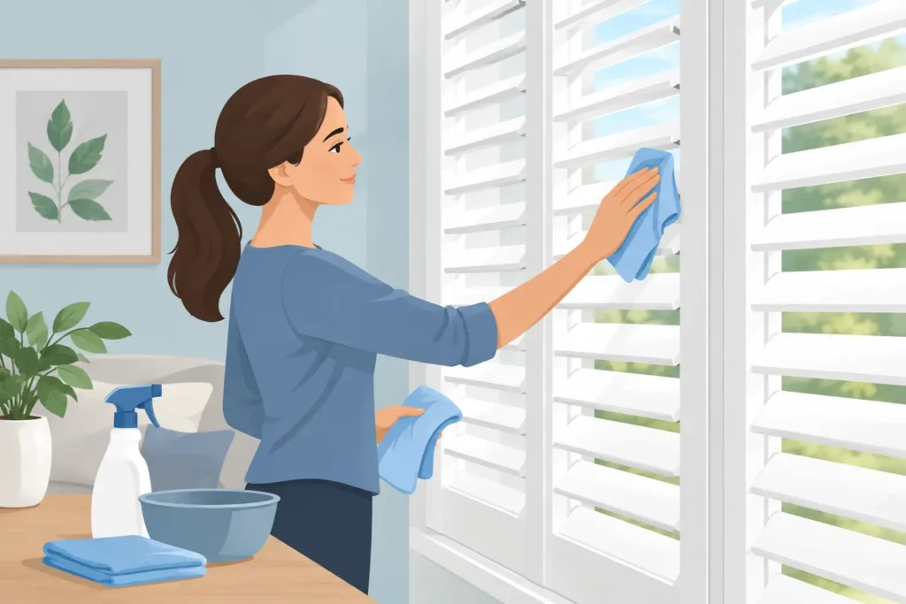 How to Clean Plantation Shutters Without Damage