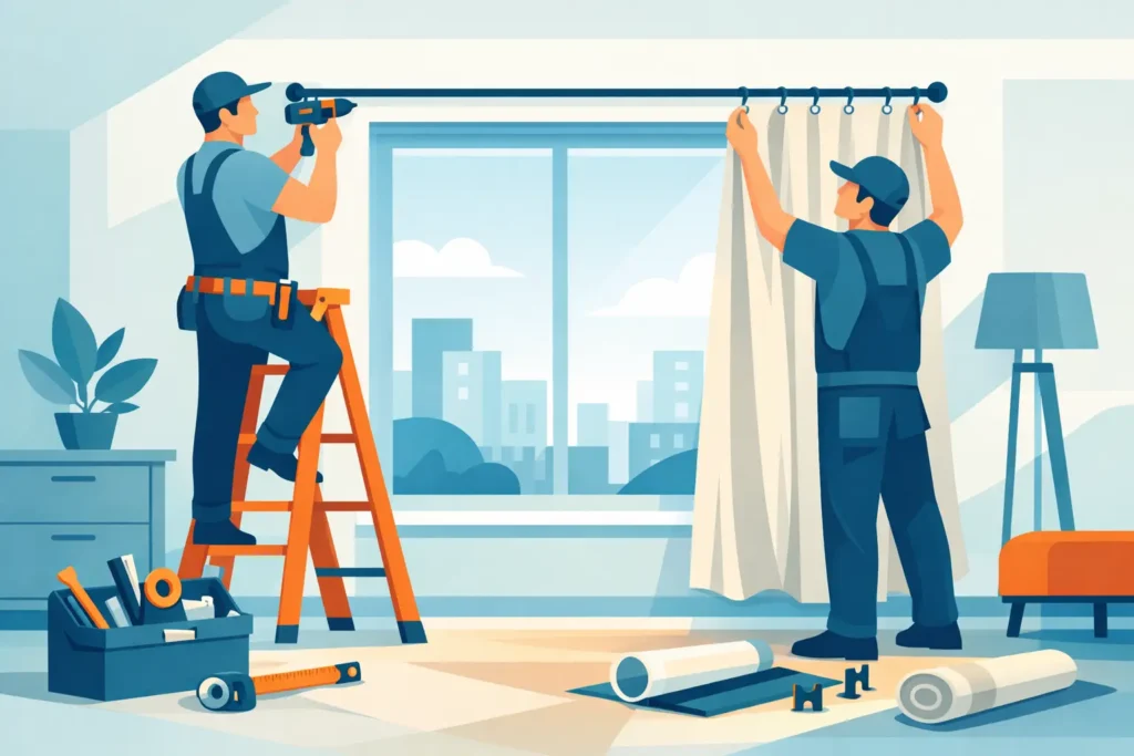 Professional Window Treatment Installation