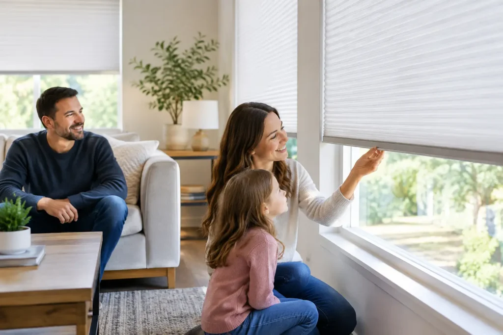 Top Cordless Blind Safety Features for Families
