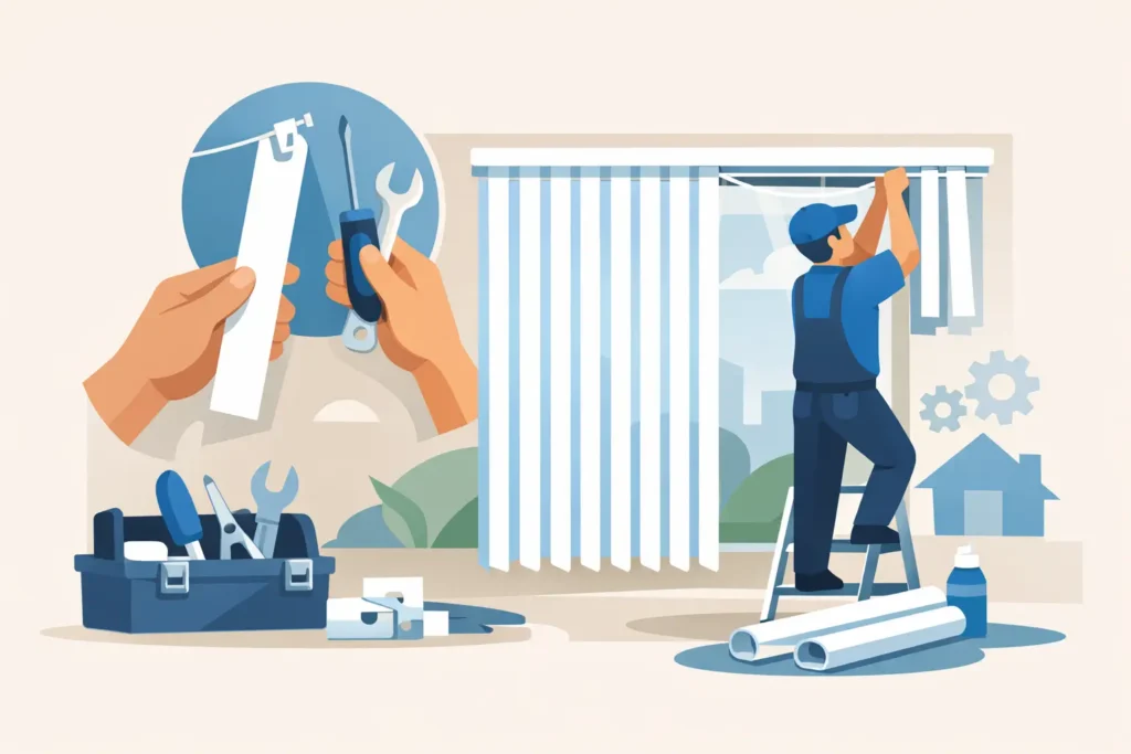 Vertical Blinds Repair Options That Make Sense