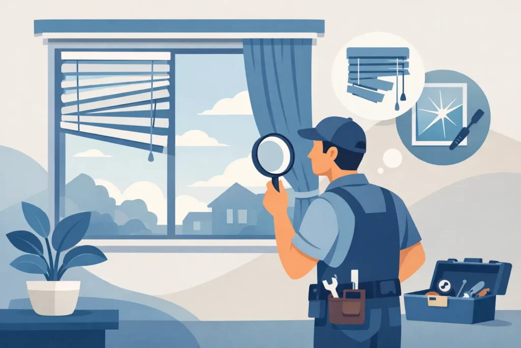 When to Call a Window Treatment Repair Service