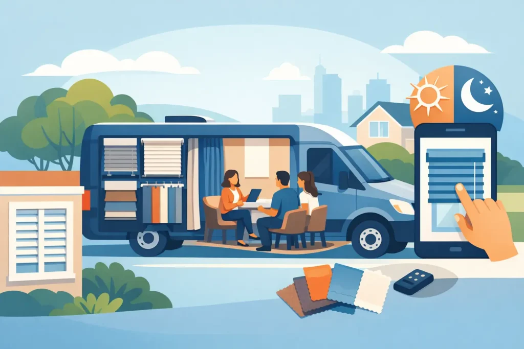 Why Mobile Showroom Window Treatments Work