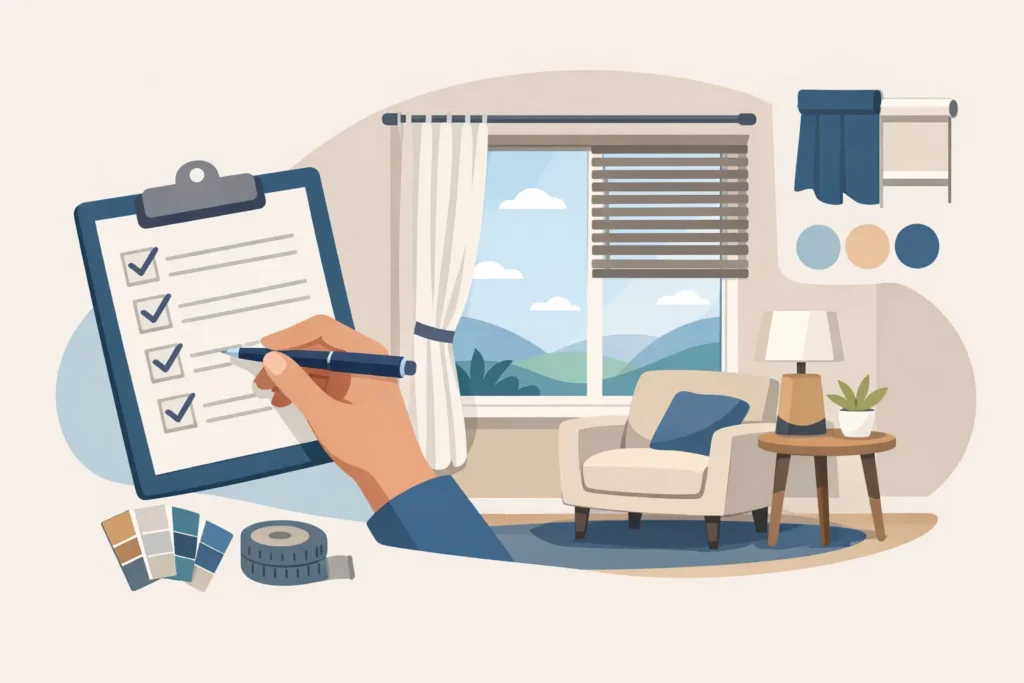 Your Window Treatment Consultation Checklist