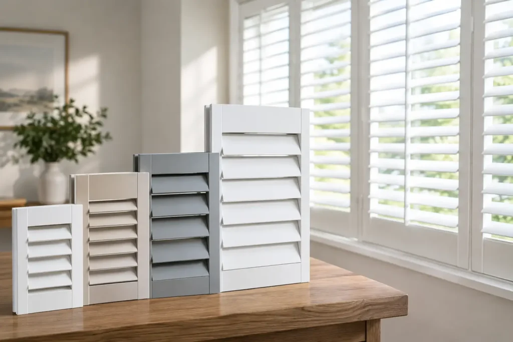 A Guide to Shutter Louver Sizes for Your Home