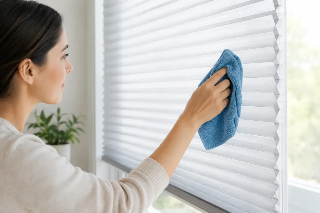 How to Clean Cellular Shades Without Damage
