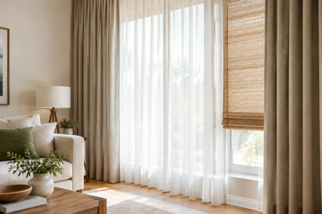 How to Layer Window Coverings for Better Light
