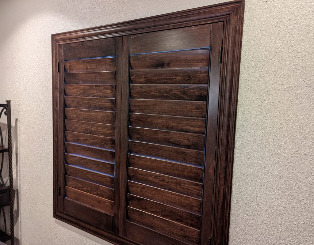 Elegant white shutters installation Fountain Valley CA